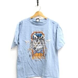 Vintage Wolf T Shirt Medium